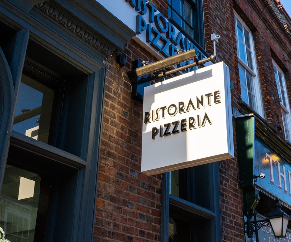 Pizzeria Sign Image From Facebook