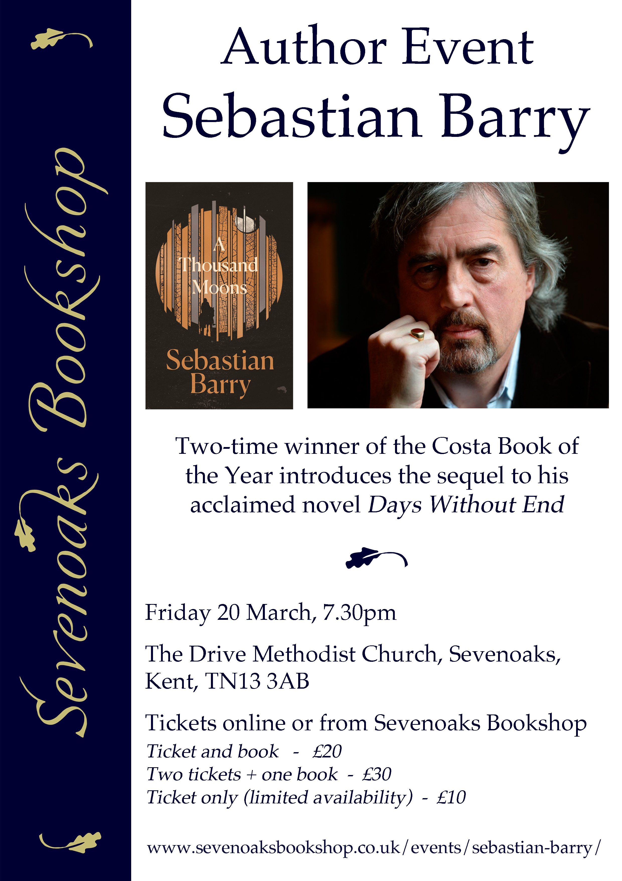 Sebastian Barry Poster