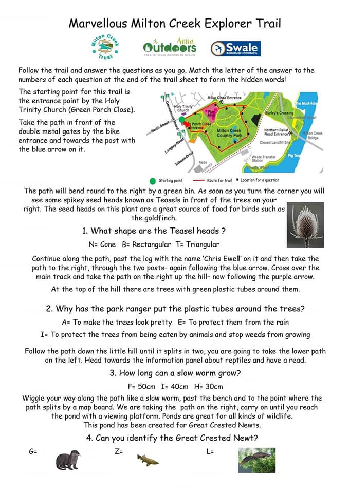 Milton Creek Country Park Explorer Trail