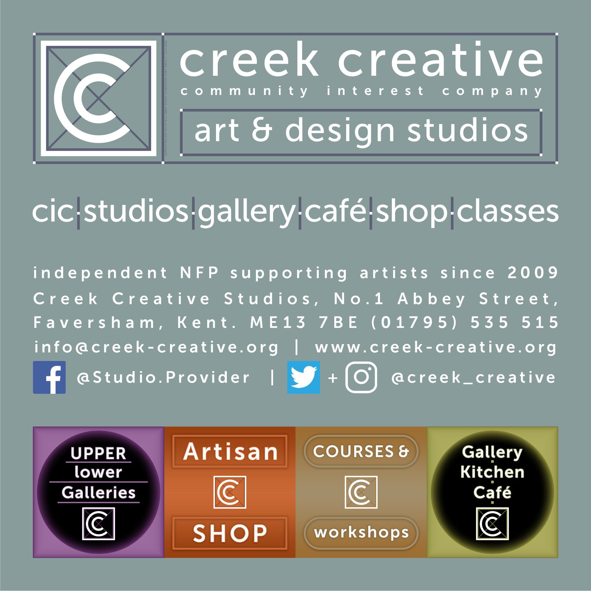 Creek Creative Poster May 2021