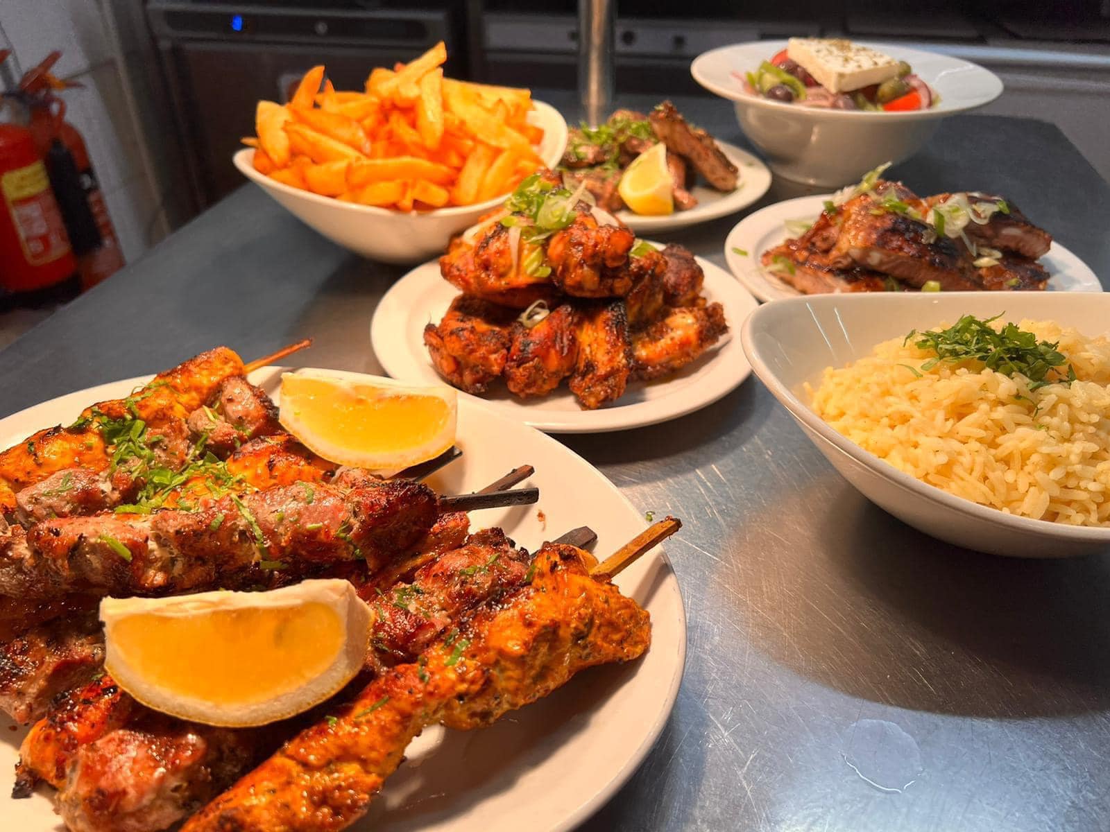 Food and Plough & Harrow Greek Taverna